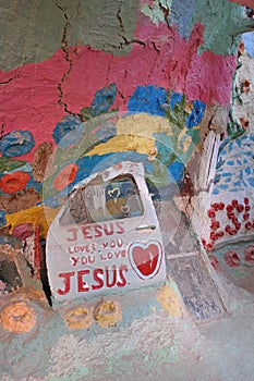 Salvation Mountain - Interior