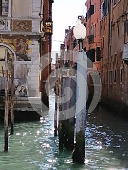 Salviati palazzo and channel-Venice- italy photo