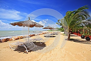 Saly's beach in Senegal photo
