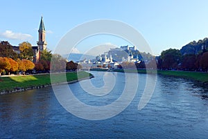 Salzburg, Austria Ã¢â¬â River Salzach photo