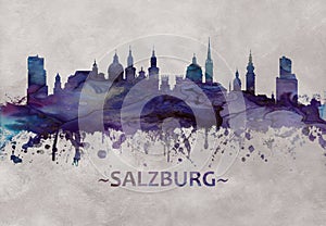 Salzburg Austria skyline
