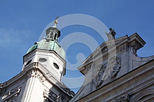 Salzburg Cathedral. Saint Rupert and Saint Vergilius.