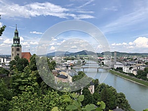 Salzburg city in Austria photo