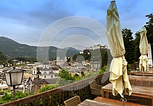Salzburg cityscape, Austria