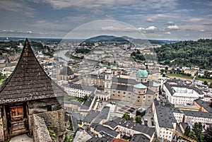 Salzburg seen from castle