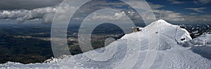 Salzburg from Untersberg massif , Austria