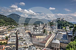Salzburg view of castle