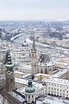 Salzburg in winter