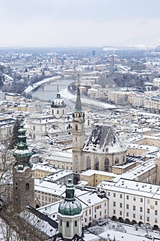 Salzburg in winter photo