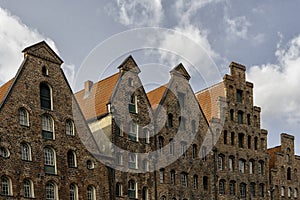 Salzspeicher in the old town of the hanseatic city of Lübeck