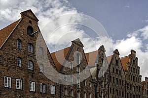 Salzspeicher in the old town of the hanseatic city of Lübeck