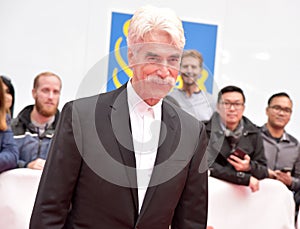 Sam Elliott on red carpet at `A Star is Born` film premiere during TIFF201