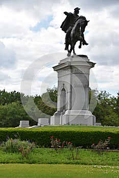 Sam Houston Monument at Hermann Park in Houston, Texas