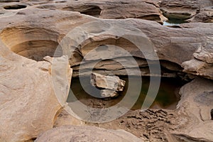 Sam Phan Bok canyon of Mae Khong river