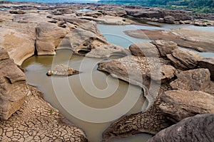 Sam Phan Bok canyon of Mae Khong river