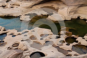 Sam Phan Bok canyon of Mae Khong river