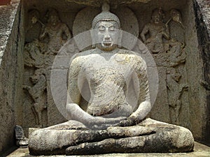Samadhi Buddha statue at Thanthirimale Raja Maha Vihara