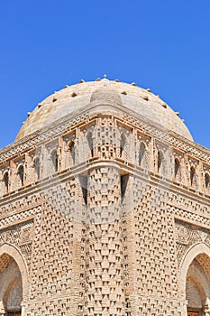 The Samanid mausoleum is located in the historical urban nucleus of the city of Bukhara.