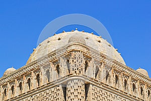 The Samanid mausoleum is located in the historical urban nucleus of the city of Bukhara.