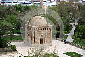 Samanid mausoleum in Buchara, Uzbekistan.