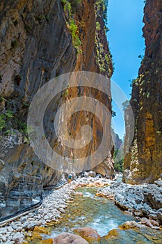 Samaria Gorge. Crete, Greece