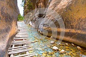 Samaria Gorge. Crete, Greece
