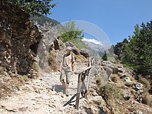 Samaria gorge - the most popular tourist destinati photo