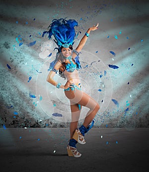 Samba dancer photo