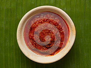 Sambal chili sauce