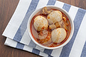 Sambal Goreng Telur Krecek, is javanese traditional food.