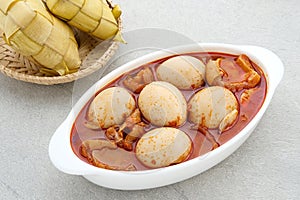 Sambal Goreng Telur Krecek, is javanese traditional food.