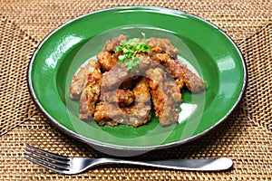 Sambal goreng tempe, indonesian food, vegetarian food