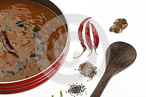 Sambar - Spicy Lentils from South India.