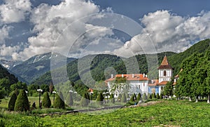 Sambata de Sus Monastery also known as the Brancoveanu Monastery photo