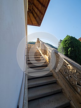 Sambata De Sus Monastery architecture detail, Romania