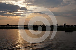 Sambesi during Sunset, Namibia