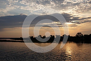 Sambesi during Sunset, Namibia