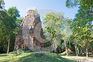 Sambor Prei Kuk in Kampong Thom, Cambodia. It is part of the Temple Zone of Sambor Prei Kuk