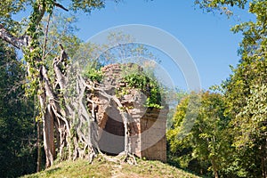 Sambor Prei Kuk in Kampong Thom, Cambodia. It is part of the Temple Zone of Sambor Prei Kuk World Heritage Site