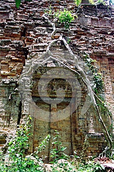 Sambor Prei Kuk temple Stung Saen River Kampong Thom is Cambodia