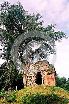 Sambor Prei Kuk temple Stung Saen River Kampong Thom is Cambodia