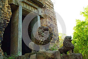 Sambor Prei Kuk temple Stung Saen River Kampong Thom is Cambodia