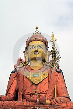 Samdruptse statue, a huge buddhist memorial statue in Sikkim.