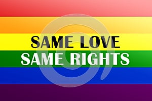 Same love, same rights