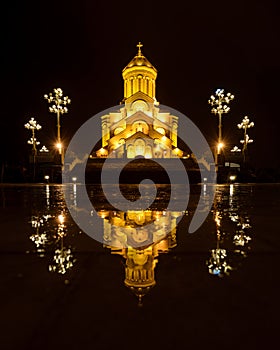 Sameba, St. Trinity cathedral in Tbilisi, Georgia