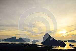 Samed Nang Chee viewpoint in Phang Nga