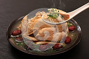 Samgyetang is a Korean dish.