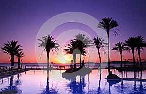 Samil beach in Vigo, Spain.