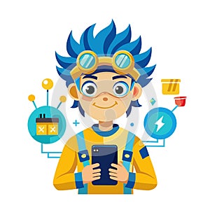 Sammy the Tech Wizard Clever Design