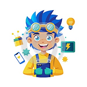 Sammy the Tech Wizard Unique Artwork